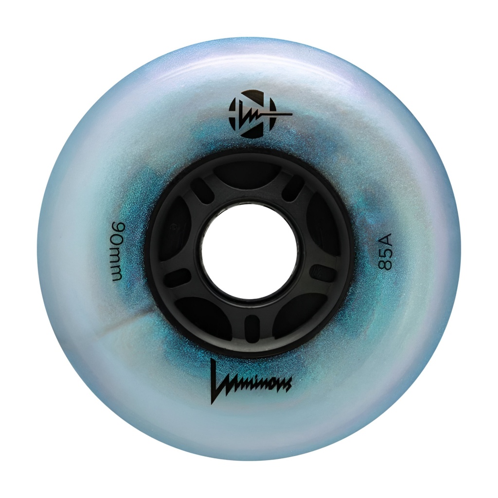 Ruedas Luminous Black Pearl 90 mm (4 pack)