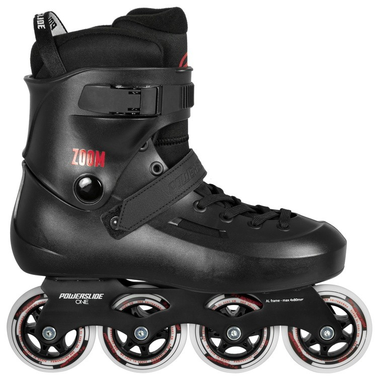 Patines Powerslide Zoom Black White 80