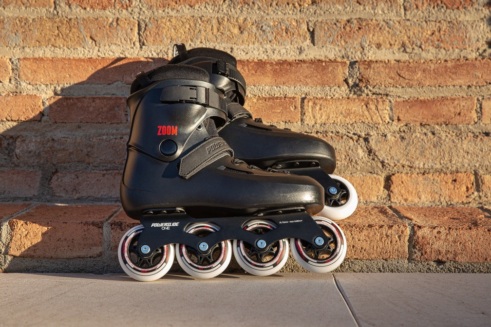 Patines Powerslide Zoom Black White 80