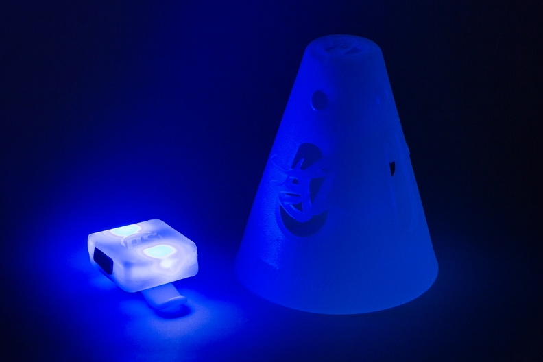 Conos Con Luz Led Powerslide Blue (10-Pack)
