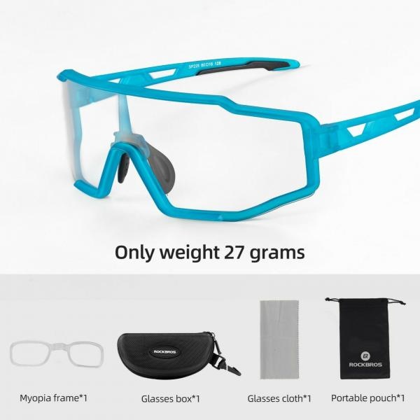 Lentes Rockbros Photochromic Azul SP225BL