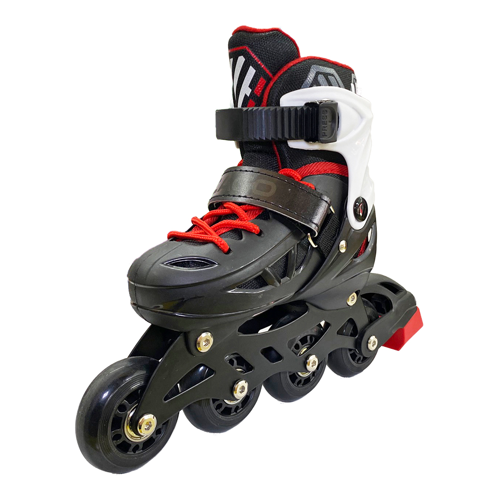 Patines Ajustables Chicago Lollipop Negro Rojo