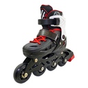 Patines Ajustables Chicago Lollipop Negro Rojo