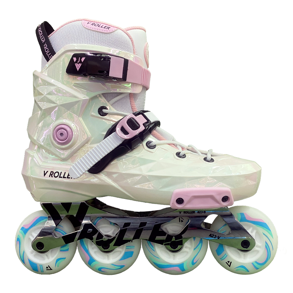 Patines V Roller Love Speed White Chrome