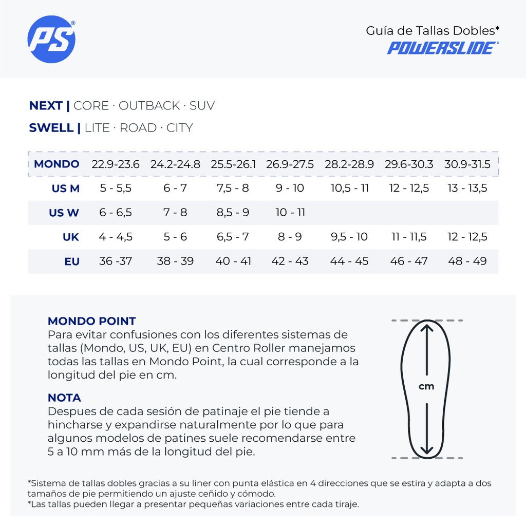 Patines Powerslide Next Core Black 100