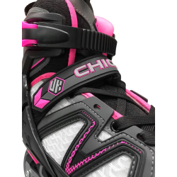 Patines Ajustables Chicago Neón Pink/Black