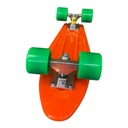 Patineta California Orange And Green Wheels