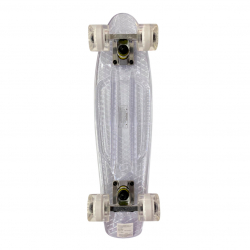 Patineta Fish White Glass