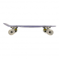 Patineta Fish White Glass