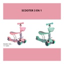 Scooter Kinene 3 en 1 Pink