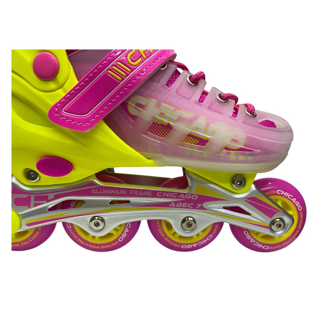 Patines ajustables 3 en 1 Chicago Pinky
