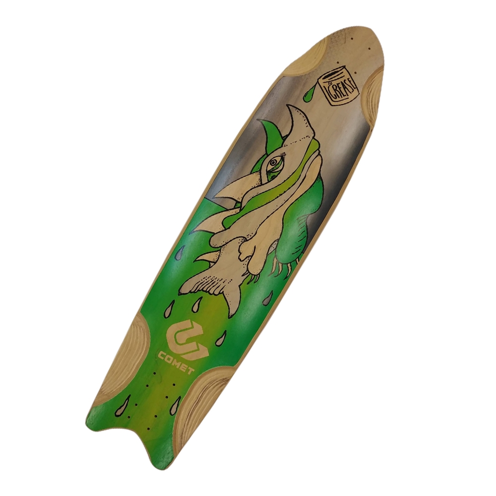 Tabla Para Patineta Comet Grease Shark