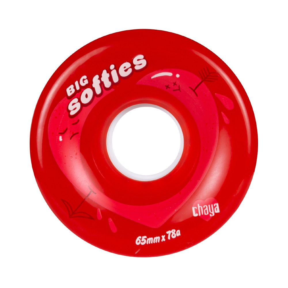 Ruedas Chaya Big Softies Red 65mm (4-Pack)