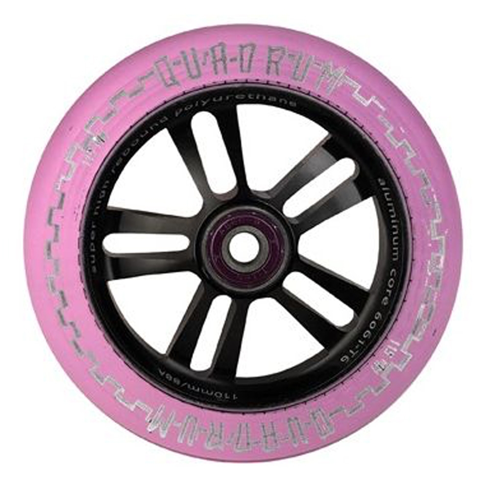 Rueda Para Scooter AO Quadrum Wheel Pink/Black 110mm