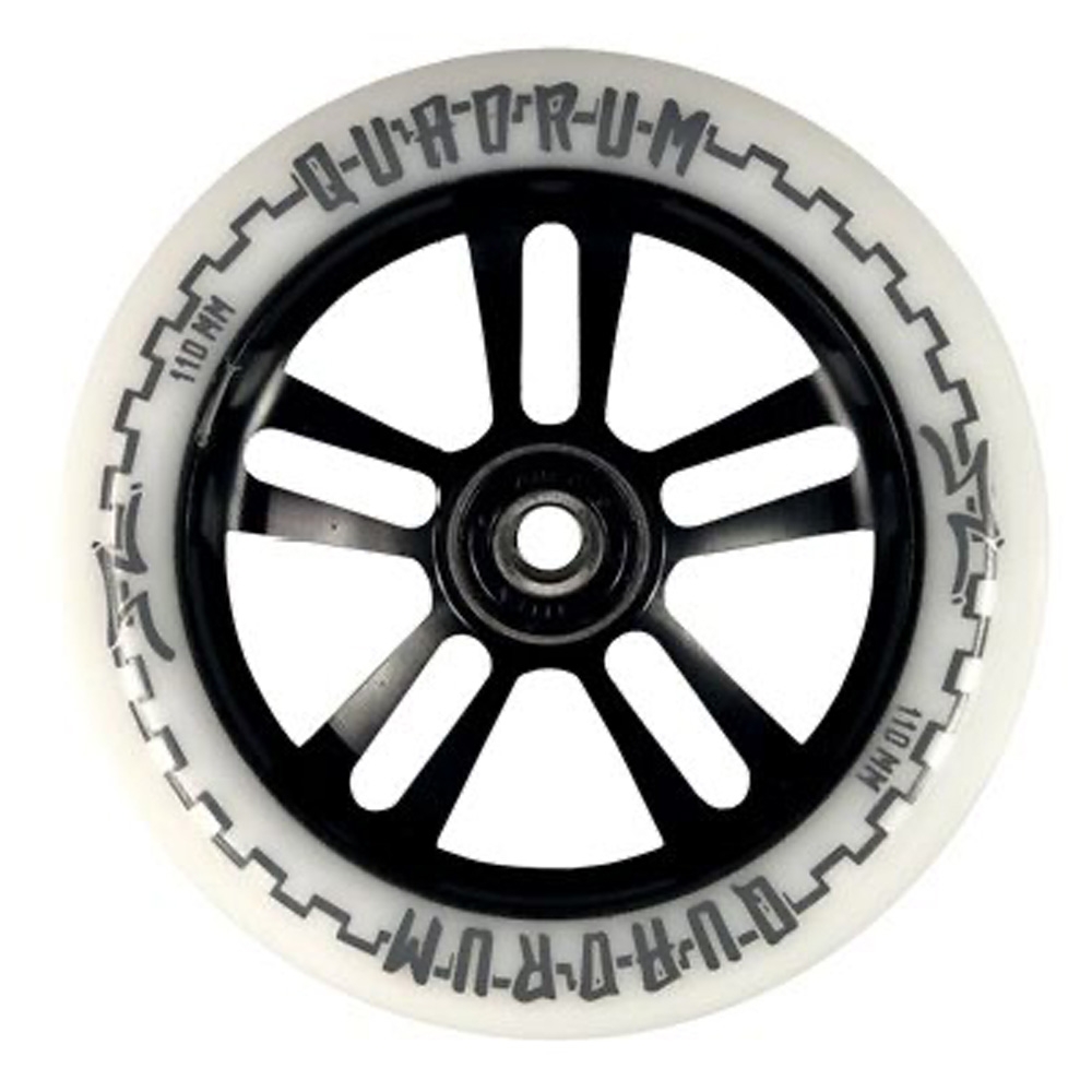 Rueda Para Scooter AO Quadrum White/Black 110mm