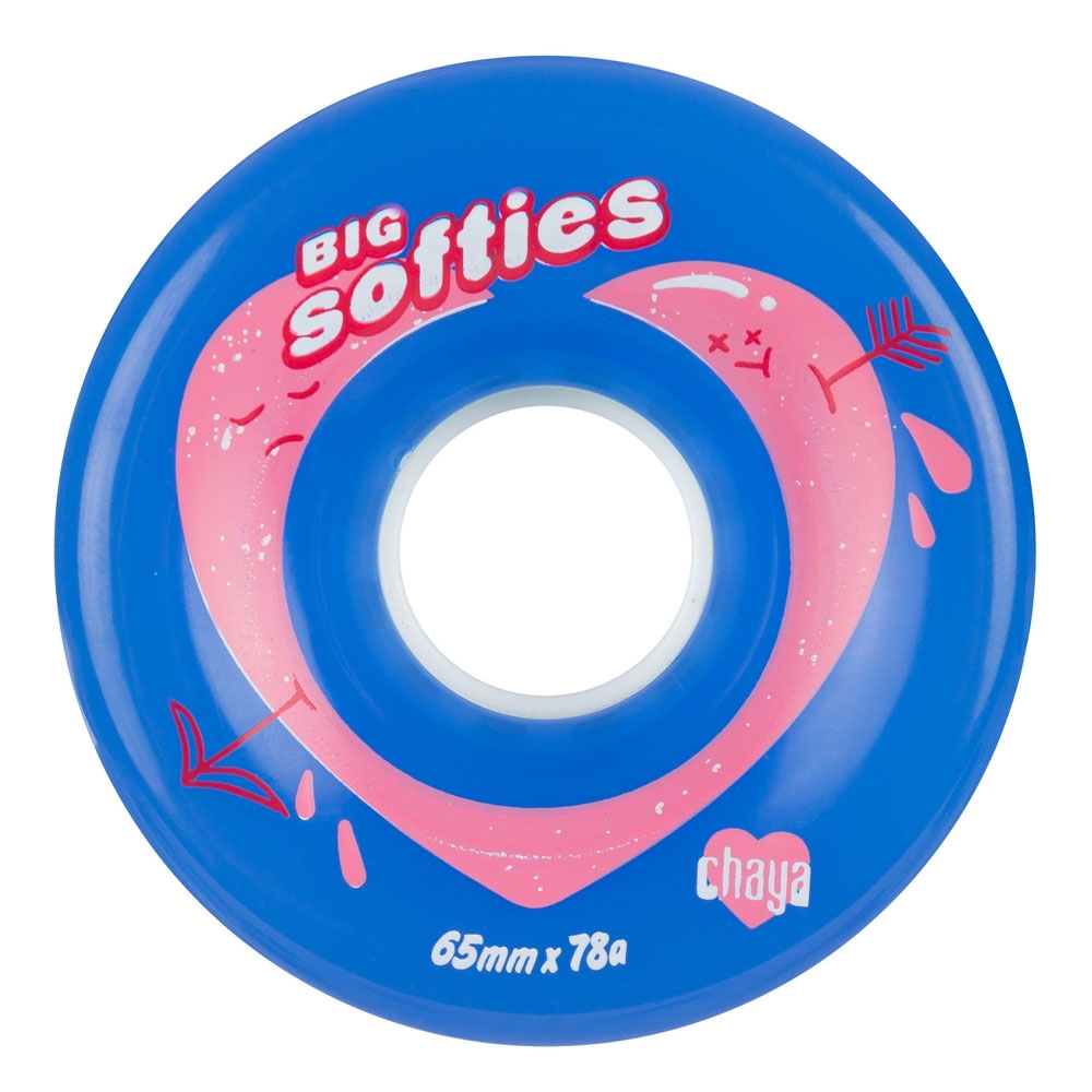Ruedas Chaya Big Softies Blue 65mm (4-Pack)