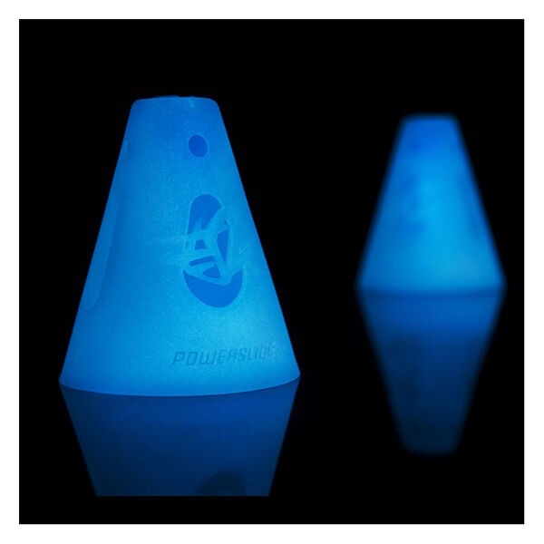 Conos Con Luz Led Powerslide Blue (10-Pack)