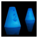 Conos Con Luz Led Powerslide Blue (10-Pack)