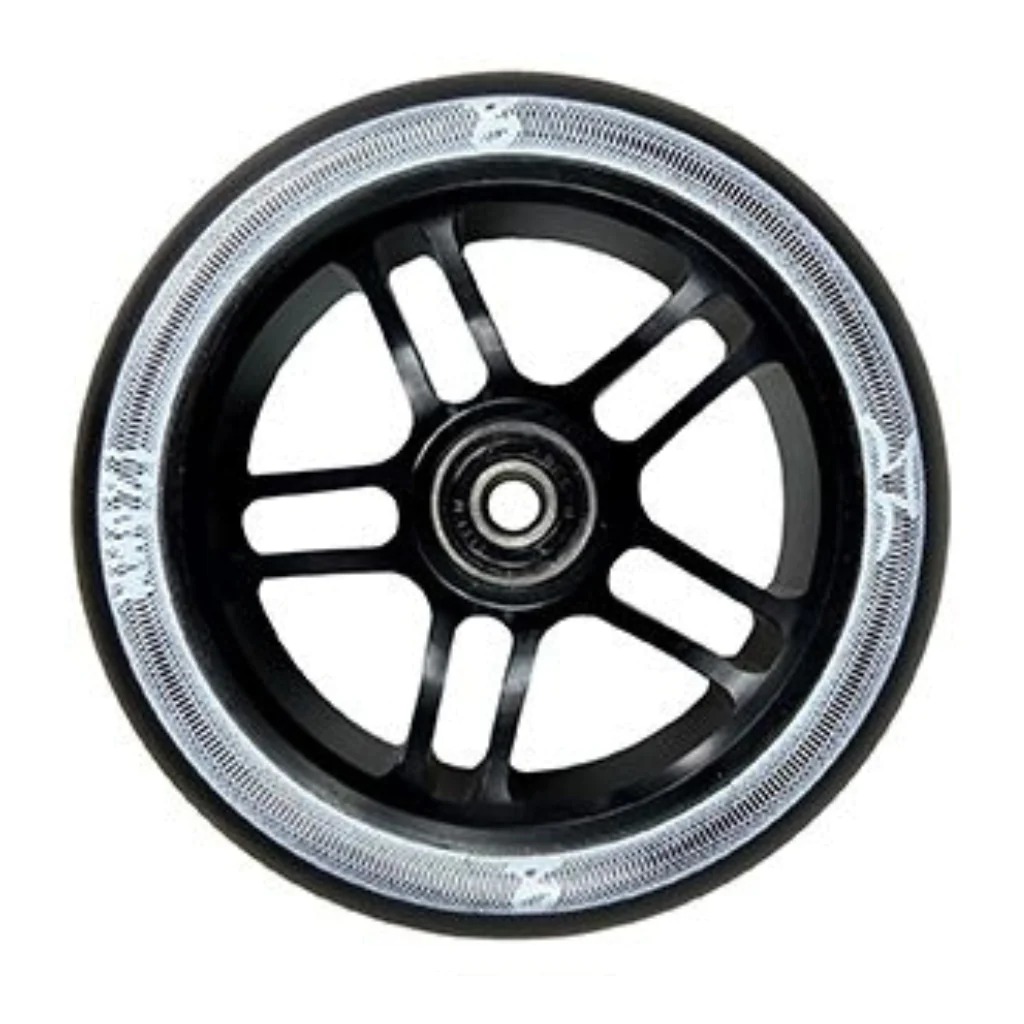 Rueda Para Scooter AO Circles Black White 120mm