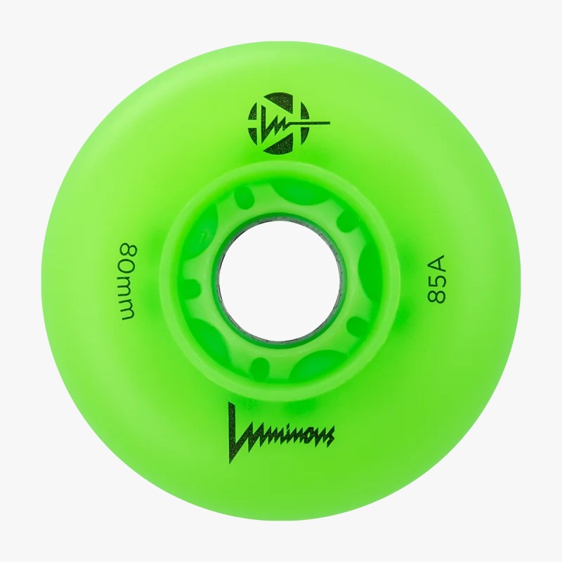 Ruedas Luminous Green Apple Glow 80mm (4 Pack)