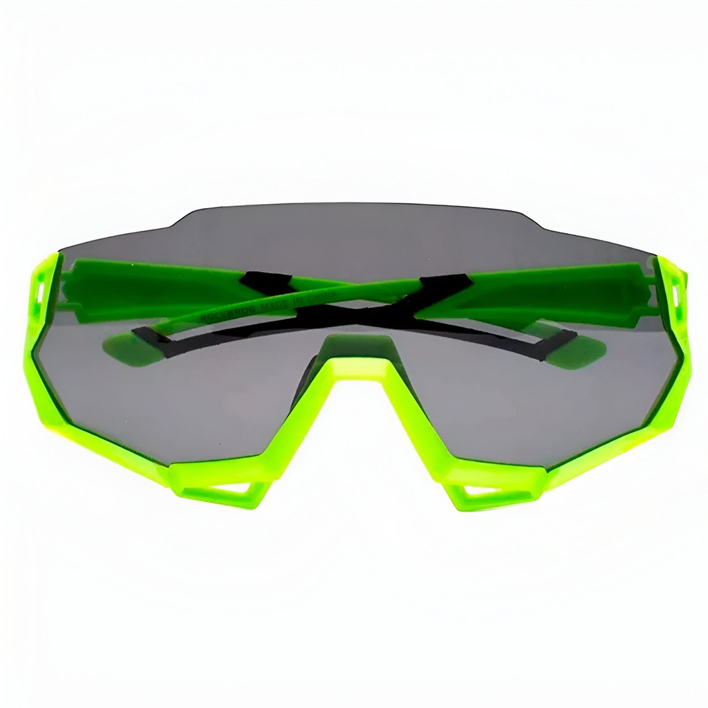 Lentes Rockbros Polarizado Intercambiable Neón Green