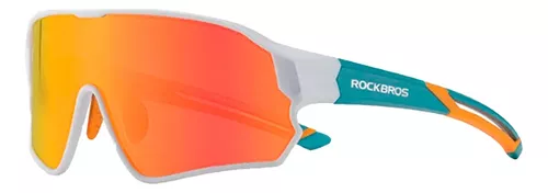 Lentes Rockbros Polarized For Kids White Turquoise
