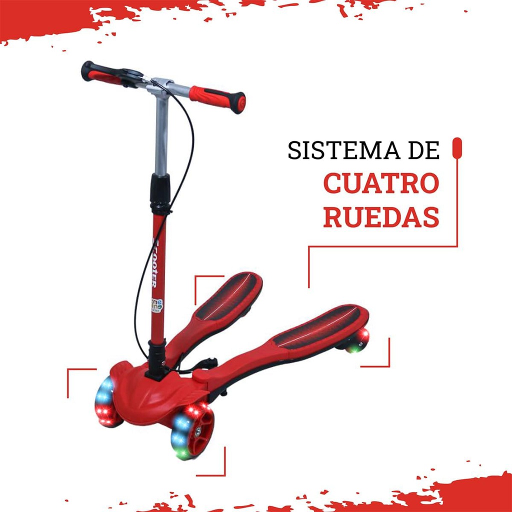 Scooter Kinene De Equilibrio Red