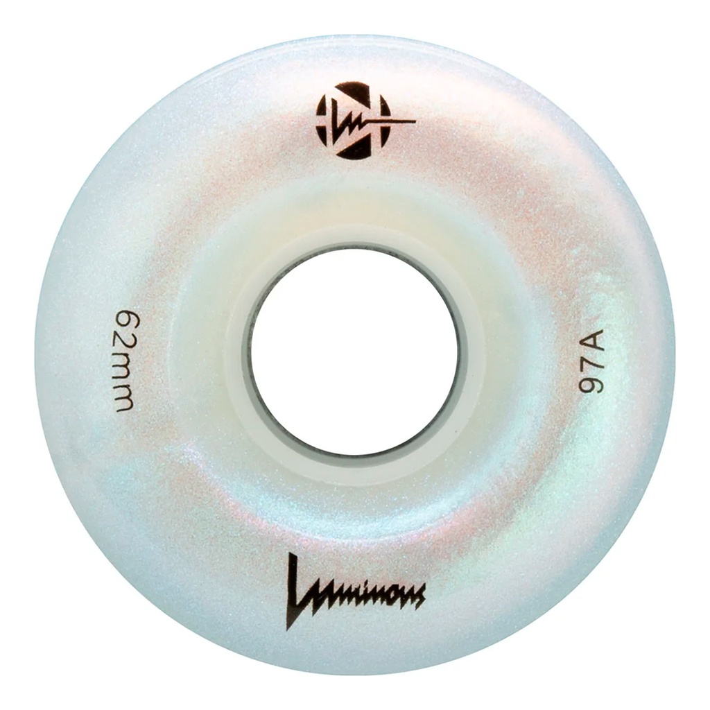 Ruedas Luminous White Pearl 62mm (4-Pack)