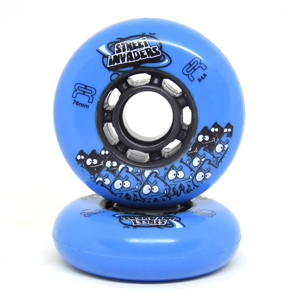 Ruedas FR Street Invaders Blue 76mm (4 Pack)