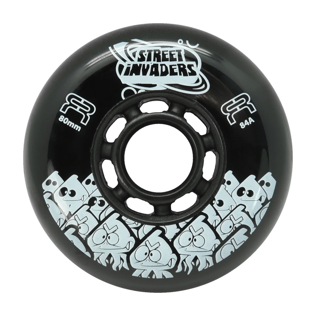 Ruedas FR Street Invaders Black 80mm (4 Pack)