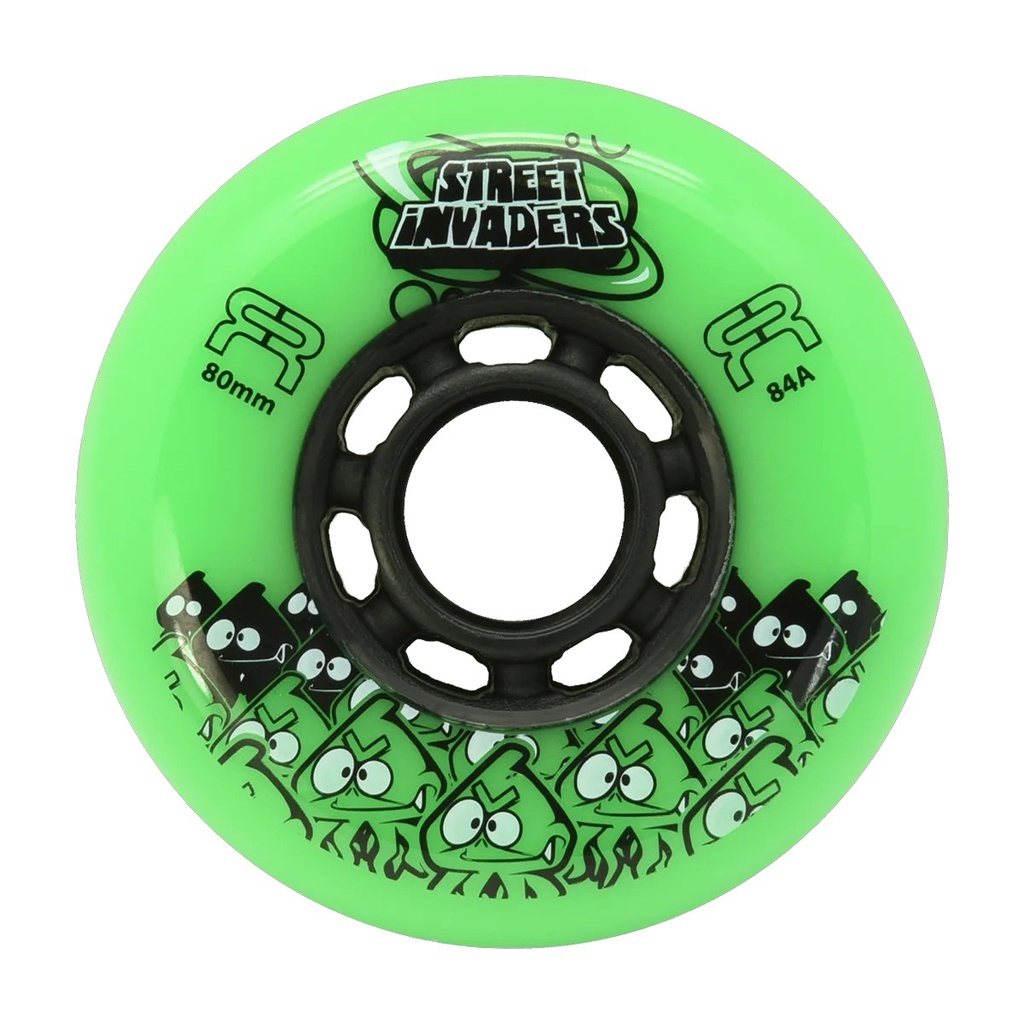 Ruedas FR Street Invaders Green 80mm (4 Pack)