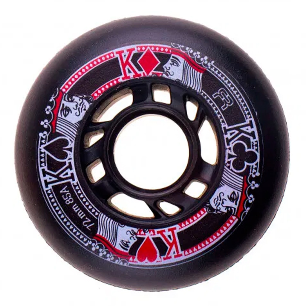 Ruedas FR Street Kings Black 72mm (4 Pack)