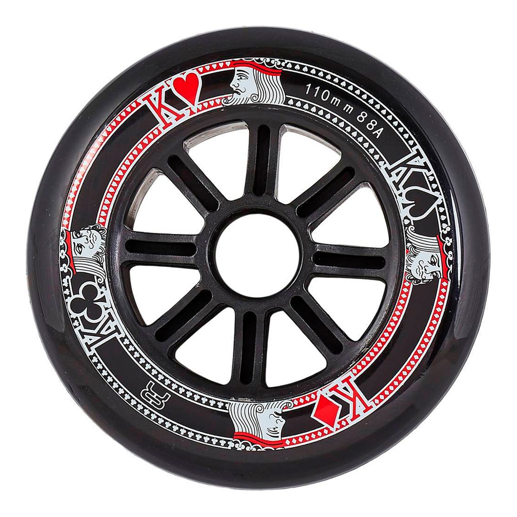 Ruedas FR Street Kings Black 110mm (3 Pack)