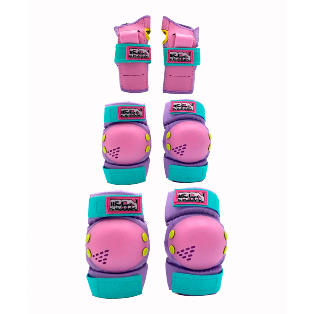 Tripack De Protecciones Iron Roller Rainbow