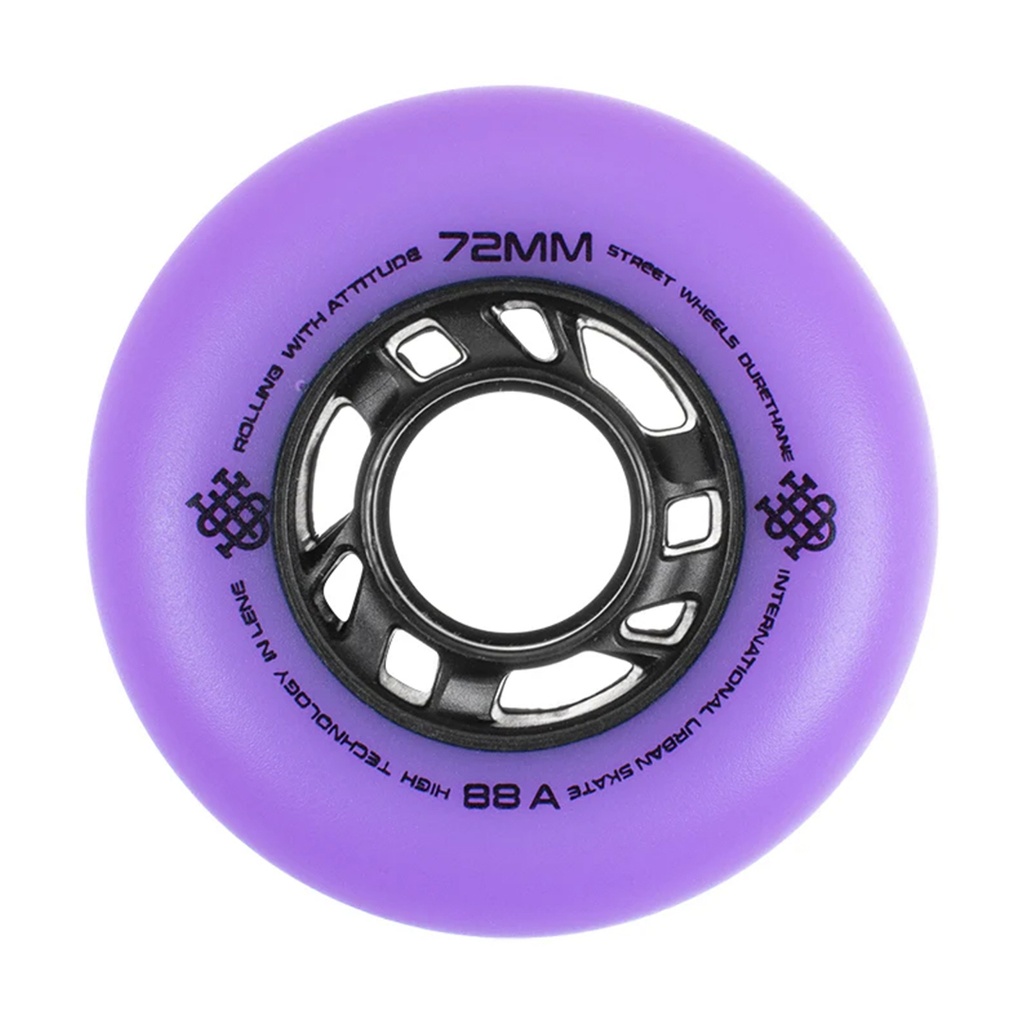 Ruedas IUS Morado 72mm (pack 8)