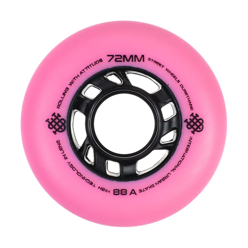 Ruedas IUS Baby Pink 72mm (pack 8)