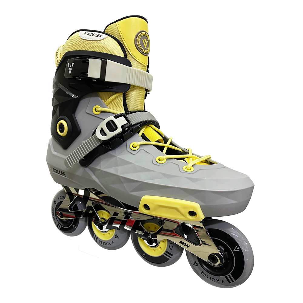 Patines V Roller Love Speed Pearl Gray Yellow