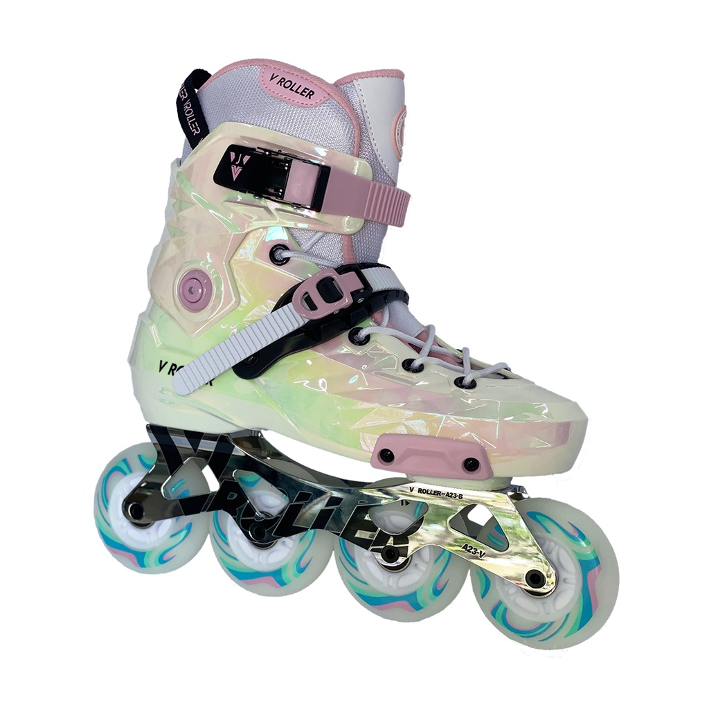 Patines V Roller Love Speed White Chrome