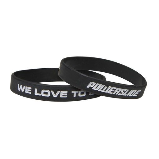 [900590] Pulsera Powerslide We Love To Skate Black/White