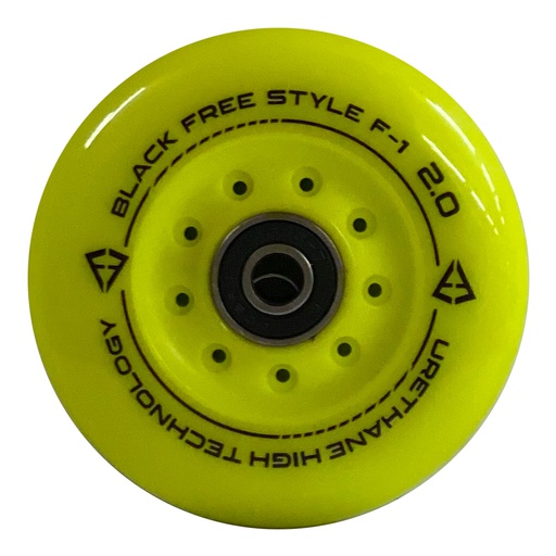 Ruedas Black Freestyle Radioactive 80mm