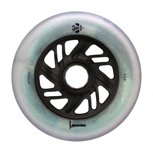 [LUWL-LU110-PE-BK] Ruedas Luminous Black Pearl 110mm (3 pack)