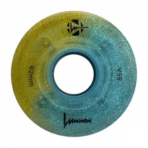 [LUWL-QLU6285-SS-BL] Ruedas Luminous Quads Sunny Sky 62mm (4-Pack)