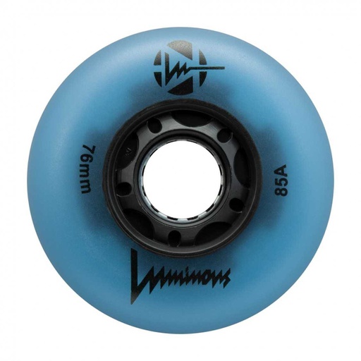 [LUWL-LU76-BL-GW] Ruedas Luminous Blue Glow 76mm (4-Pack)