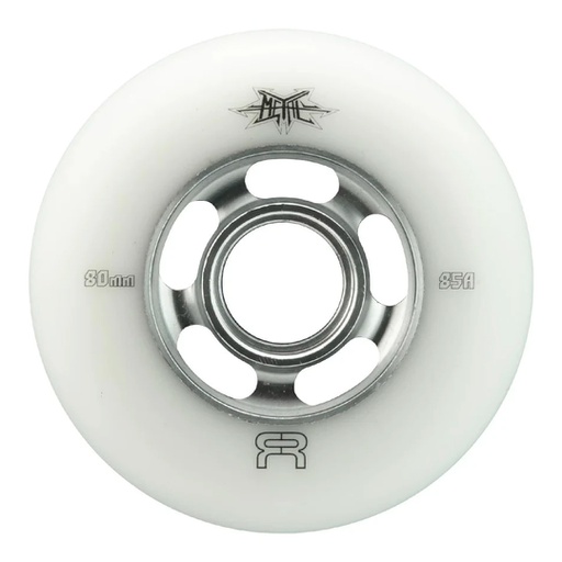 [FRWL-MET8085-NL-SV] Metal Wheels 80mm/85A Natural (4-Pack)