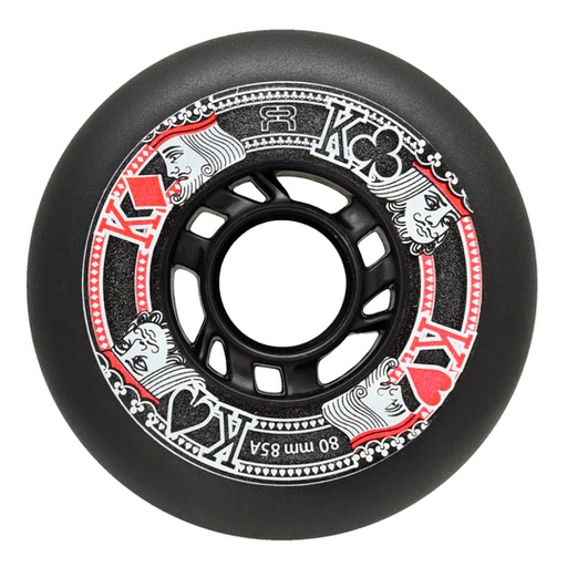 [FRWL-SK80-BK-BK] Ruedas FR Street Kings Black 80mm (4 Pack)