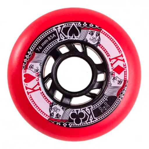 [FRWL-SK76-RD-BK] Ruedas FR Street Kings Red 76mm (4 Pack)