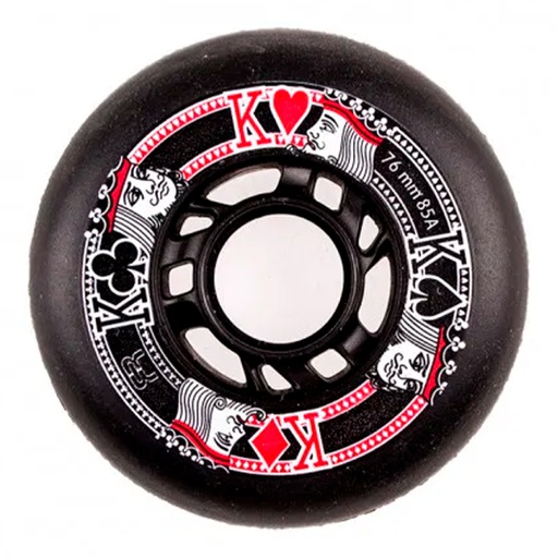 [FRWL-SK76-BK-BK] Ruedas FR Street Kings Black 76mm (4 Pack)