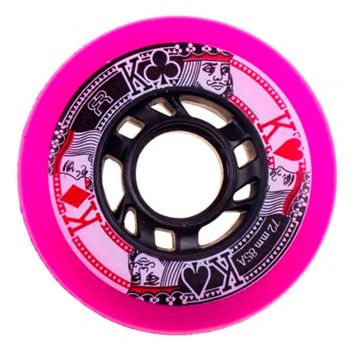[FRWL-SK72-PK-BK] Ruedas FR Street Kings Pink 72mm (4 Pack)