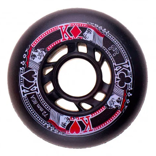 [FRWL-SK72-BK-BK] Ruedas FR Street Kings Black 72mm (4 Pack)