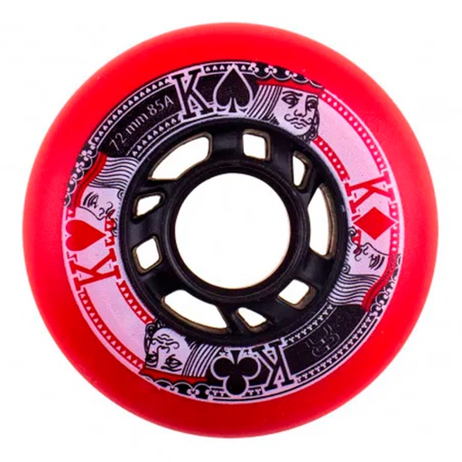 [FRWL-SK72-RD-BK] Ruedas FR Street Kings Red 72mm (4 Pack)